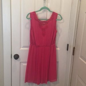 Jessica Simpson hot pink dress